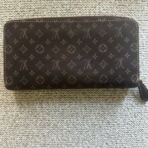 Louis Vuitton Womens Brown Monogram Idylle Zippy Zip-around Wallet in Canvas